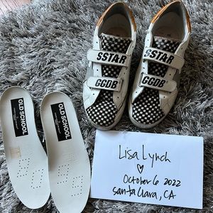 🖤🤍💛Golden Goose Deluxe Brand Old School Sneakers 38 🖤🤍💛